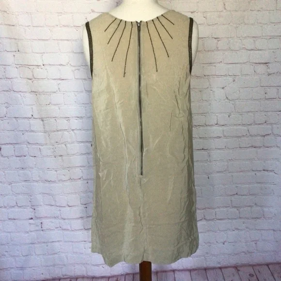 Kimchi Blue Geometric Beaded Sleeveless Dress - Size Medium - Picture 5 of 9